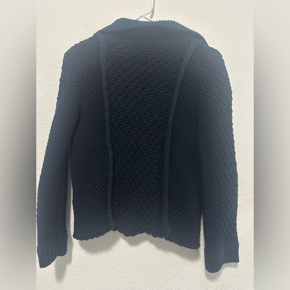 Maeve Navy Blue Knit Cardigan size Small - Picture 6 of 12